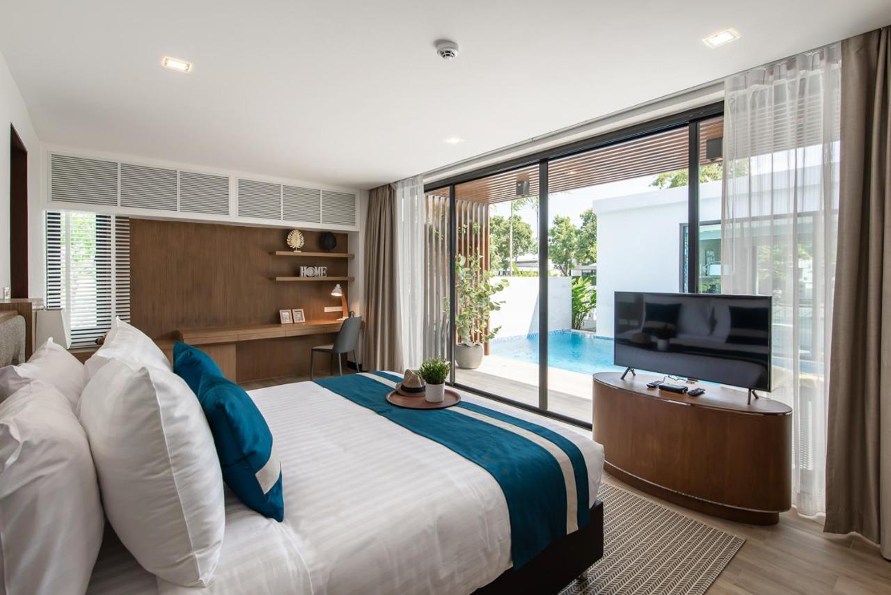 Movenpick Luxury Villa1Fl-Private Pool-Sha Certified Na Chom Thian Exteriör bild