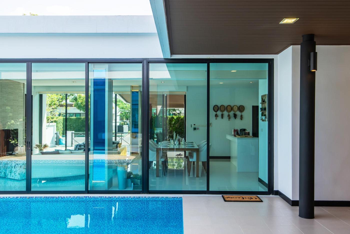 Movenpick Luxury Villa1Fl-Private Pool-Sha Certified Na Chom Thian Exteriör bild